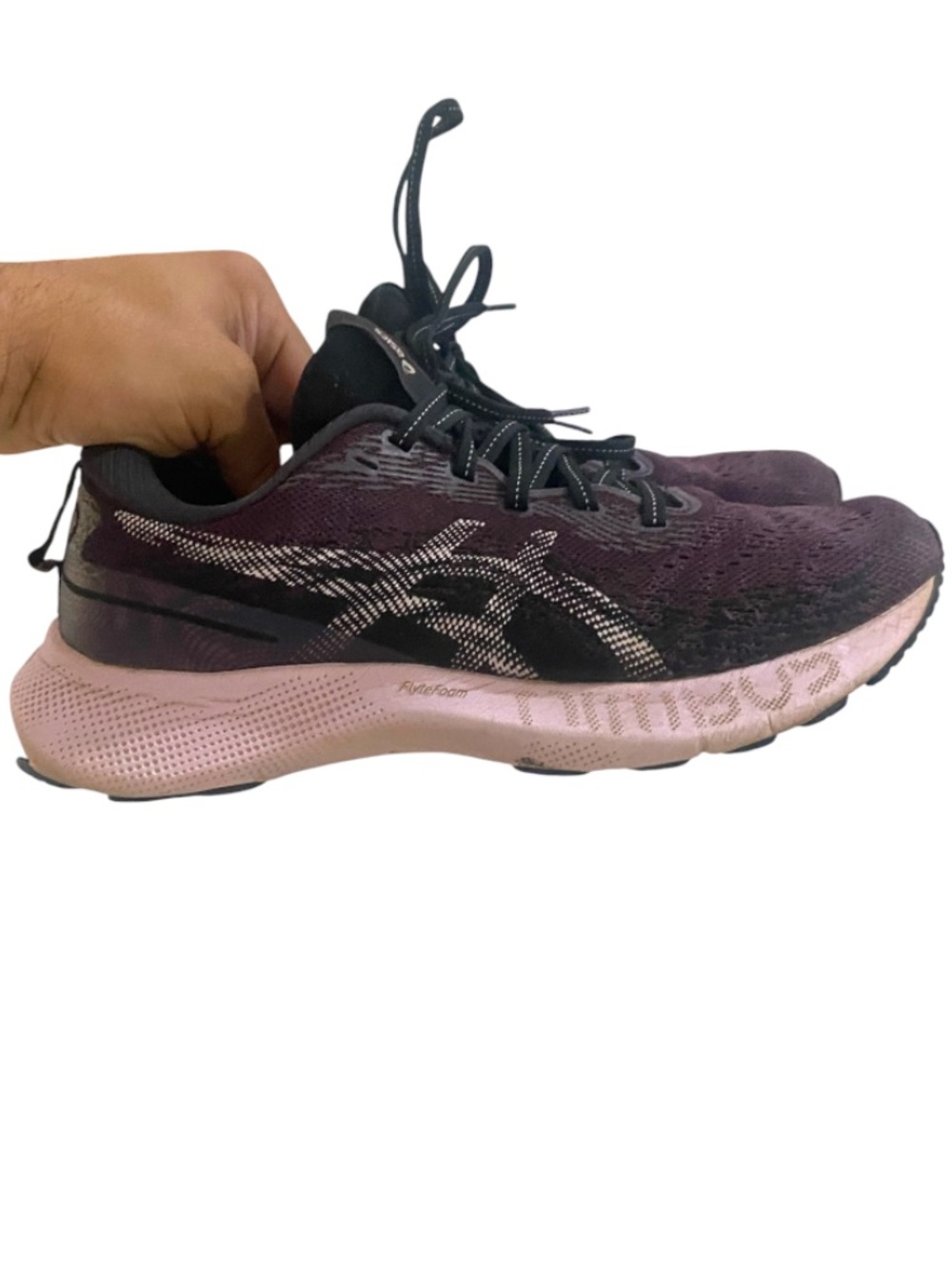 ASICS Women's GEL-Nimbus Lite 3 running shoe Deep Plum/Barely Rose Size 9